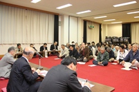 ふれあい懇談会写真　八幡会場