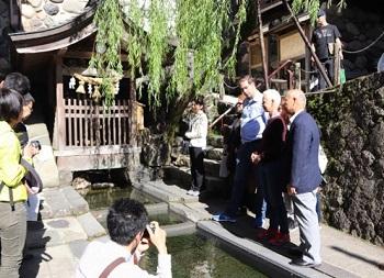 カイゼルスベルク議長郡上市来訪(街並み散策)