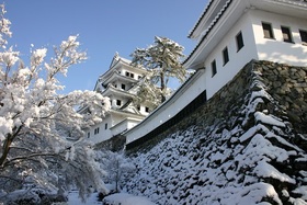 郡上八幡城【冬_雪】