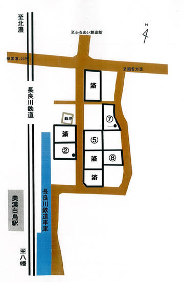 白鳥駅東分譲地区画図